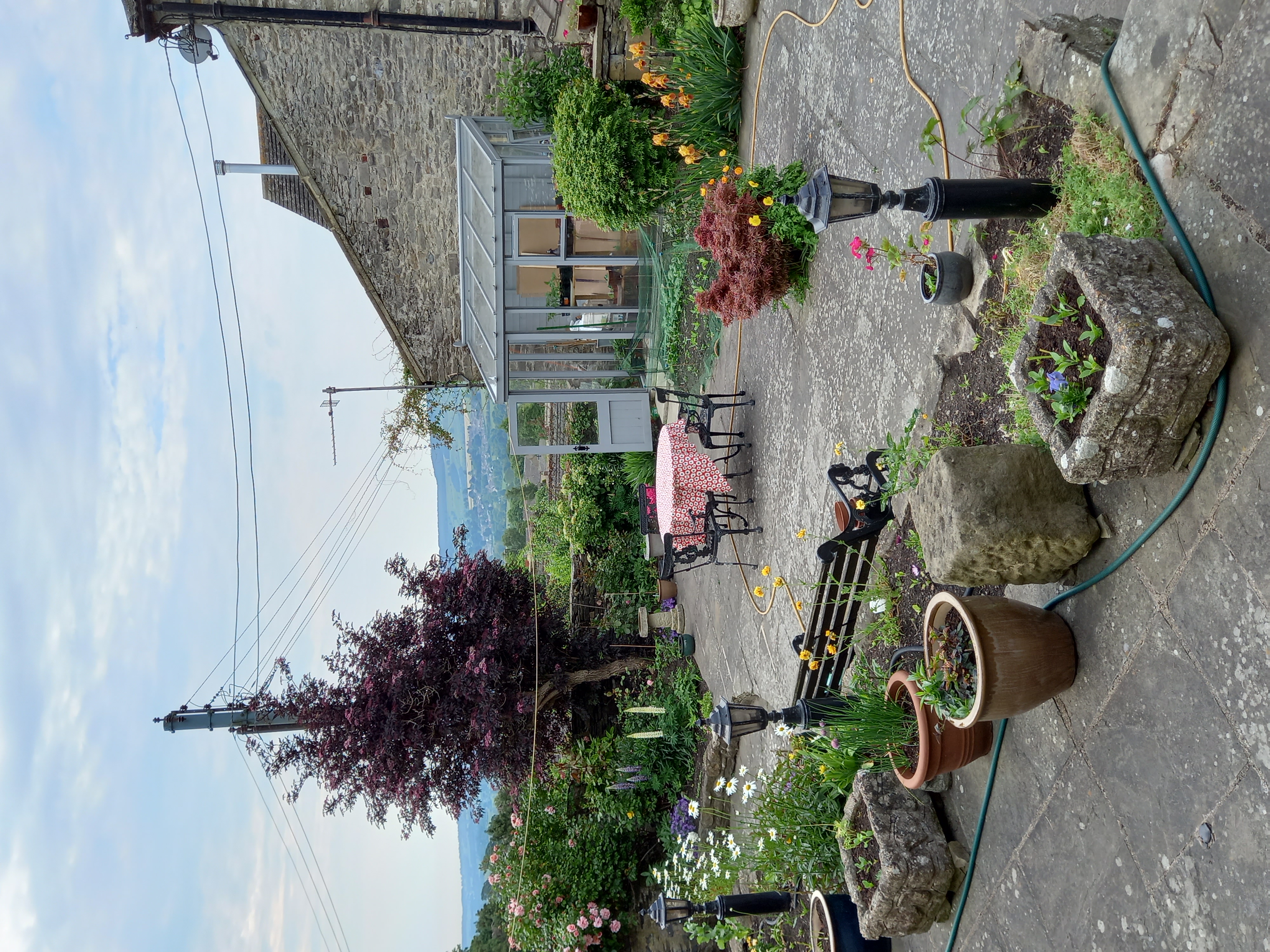 Guests are welcome to use the garden area with views across the valley to Middleham