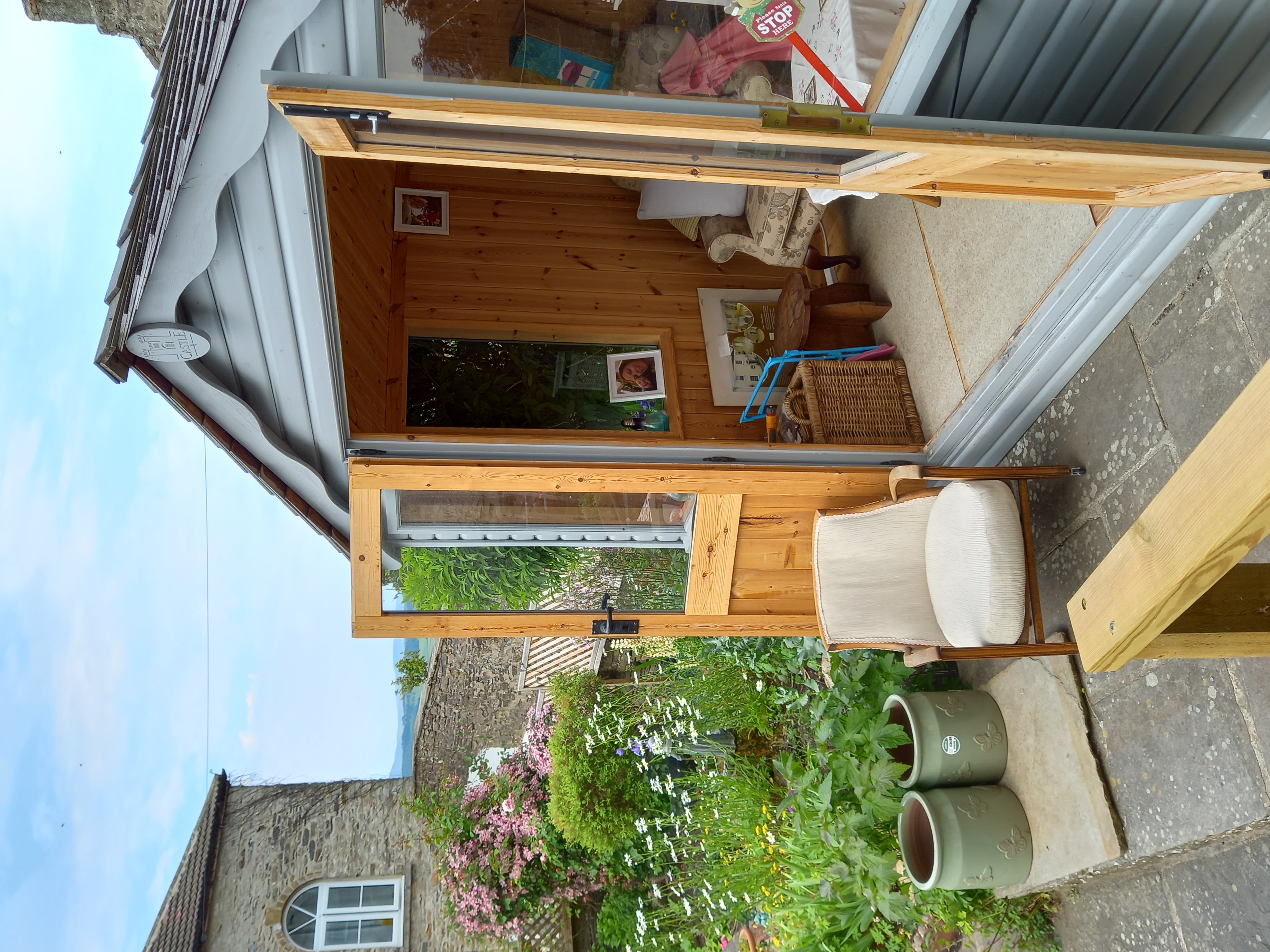 Our summer house is available for guests to use while staying with us